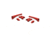 Oakley Flak Jacket Earsock/Nosepad Kit, Red, ROOKIT000 06-214
