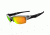 Oakley Flak Jacket Sunglasses - Silver w/Fire 03-884