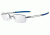Oakley Frag 51mm Brushed Chrome Eyeglass Frames w/ Blank Lenses OX5045-0451
