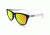 Oakley Frogskins - Heritage Collection Unisex Sunglasses, Black Frame, Fire Iridium Lens 24-418