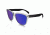 Oakley Frogskins - Heritage Collection Unisex Sunglasses, Matte Clear Frame, Violet Iridium Lens 24-419