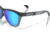 Oakley Frogskins Range Sunglasses, Matte Black / Matte Crystal Black, PRIZM Sapphire, PRIZM Sapphire, OO9284-1955