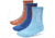 Oakley Golf Socks Tnp, 3 Pieces - Mens, Bright Azur, Small/Medium 93354-6BB-S/M