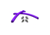 Oakley Half Jacket 2.0 Earsock/Nosepad Kit, Purple, ROOKIT000 43-557