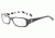 Oakley Hearsay 51mm Black Stripe Glasses w/ Blank Lenses OX1037-0151