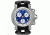 Oakley Holeshot Quartz Watch, Blue  Dial and Black Rubber Strap w/ Honed Case 10-218