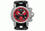Oakley Holeshot Quartz Watch, Red Dial and Black Rubber Strap w/ Honed Case 10-217