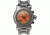 Oakley Hollow Point Quartz Watch, Orange Dial and Titanium Strap w/ Titanium Case 10-047