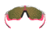 Oakley Jawbreaker OO9290 Sunglasses 929039-31 - Matte Clear Frame, Prizm Ruby Lenses