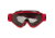 Oakley L-Frame MX Goggles, Red/Dark Grey/ Clear Sand, OO7008-03