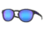 Oakley Latch OO9265 Sunglasses 926539-53 - Matte Black Frame, Violet Iridium Lenses