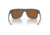 Oakley Leffingwell Sunglasses, Matte Grey Smoke Frame, Prizm Tungsten Lens, 57, OO9100-910002-57