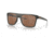 Oakley Leffingwell Sunglasses, Matte Grey Smoke Frame, Prizm Tungsten Lens, 57, OO9100-910002-57