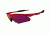 Oakley M-Frame Hyrid S Sunglasses - Crystal Red Frame w/ + Red Iridium Lenses 09-201