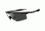Oakley M-Frame Strike Rx Sunglasses w/ Sport Implant - Black Frame 