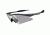 Oakley M-Frame Sweep Sunglasses - Crystal Blk Frame, Clear Blk Irid Photo Lens 09-194