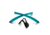 Oakley M2 Earsock/Nosepad Kit, Aqua Blue, RKT0153AA BL195