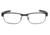 Oakley Metal Plate 53mm MatteBlack Frame w/ Sat Chr Eyeglass Frames w/ Blank Lenses OX5038-0153