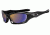 Oakley Monster Dog Polished Black Frame w/Shallow Blue Polarized Lenses Sunglasses 12-750