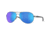 Oakley OO4079 Feedback Sunglasses - Women's, Polished Chrome Frame, Prizm Sapphire Polarized Lenses, 407933-59