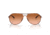 Oakley OO4079 Feedback Sunglasses - Women's, Rose Gold Frame, VR50 Brown Gradient Lens OO4079-01