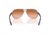 Oakley OO4079 Feedback Sunglasses - Women's, Rose Gold Frame, VR50 Brown Gradient Lens OO4079-01