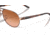 Oakley OO4079 Feedback Sunglasses - Women's, Rose Gold Frame, VR50 Brown Gradient Lens OO4079-01