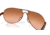 Oakley OO4079 Feedback Sunglasses - Women's, Rose Gold Frame, VR50 Brown Gradient Lens OO4079-01