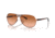 Oakley OO4079 Feedback Sunglasses - Women's, Rose Gold Frame, VR50 Brown Gradient Lens OO4079-01