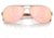 Oakley OO4079 Feedback Sunglasses - Womens, Satin Rose Gold Frame, Prizm Rose Gold Lens, 59, OO4079-407944-59