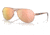 Oakley OO4079 Feedback Sunglasses - Womens, Satin Rose Gold Frame, Prizm Rose Gold Lens, 59, OO4079-407944-59