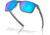 Oakley OO4123 Sunglasses 412307-55 - Matte Gunmetal Frame, Prizm Sapphire Polarized Lenses
