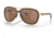Oakley OO4129 Split Time Sunglasses - Womens, Matte Rootbeer Frame, Prizm Tungsten Polarized Lens, 58, OO4129-412922-58
