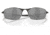 Oakley OO4141 Whisker Sunglasses - Mens, Carbon Frame, Prizm Black Lens, 60, OO4141-414101-60