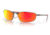 Oakley OO4141 Whisker Sunglasses - Mens, Matte Gunmetal Frame, Prizm Ruby Lens, 60, OO4141-414102-60