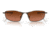 Oakley OO4141 Whisker Sunglasses - Mens, Pewter Frame, Prizm Brown Gradient Lens, 60, OO4141-414109-60