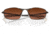 Oakley OO4141 Whisker Sunglasses - Mens, Pewter Frame, Prizm Brown Gradient Lens, 60, OO4141-414109-60
