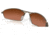 Oakley OO4141 Whisker Sunglasses - Mens, Pewter Frame, Prizm Brown Gradient Lens, 60, OO4141-414109-60