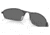 Oakley OO4141 Whisker Sunglasses - Mens, Satin Black Frame, Prizm Black Polarized Lens, 60, OO4141-414103-60