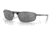 Oakley OO4141 Whisker Sunglasses - Men's, Satin Black Frame, Prizm Black Polarized Lens, 60, OO4141-414103-60
