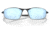 Oakley OO4141 Whisker Sunglasses - Mens, Satin Black Frame, Prizm Deep Water Polarized Lens, 60, OO4141-414111-60