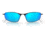 Oakley OO4141 Whisker Sunglasses - Mens, Satin Black Frame, Prizm Sapphire Lens, 60, OO4141-414114-60