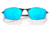 Oakley OO4141 Whisker Sunglasses - Mens, Satin Black Frame, Prizm Sapphire Lens, 60, OO4141-414114-60