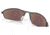 Oakley OO4141 Whisker Sunglasses - Mens, Satin Black Frame, Prizm Sapphire Lens, 60, OO4141-414114-60