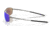 Oakley OO4141 Whisker Sunglasses - Mens, Satin Chrome Frame, Prizm Sapphr Irid Polarized Lens, 60, OO4141-414104-60