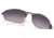 Oakley OO4141 Whisker Sunglasses - Mens, Satin Light Steel Frame, Prizm Grey Gradient Lens, 60, OO4141-414108-60