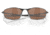 Oakley OO4141 Whisker Sunglasses - Mens, Tungsten Frame, Prizm Tungsten Polarized Lens, 60, OO4141-414105-60