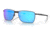 Oakley OO4142 Ejector Sunglasses - Mens, Satin Black Frame, Prizm Sapphire Lens, 58, OO4142-414212-58