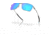 Oakley OO4142 Ejector Sunglasses - Mens, Satin Chrome Frame, Prizm Sapphire Lens, 58, OO4142-414204-58