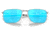 Oakley OO4142 Ejector Sunglasses - Mens, Satin Chrome Frame, Prizm Sapphire Lens, 58, OO4142-414204-58